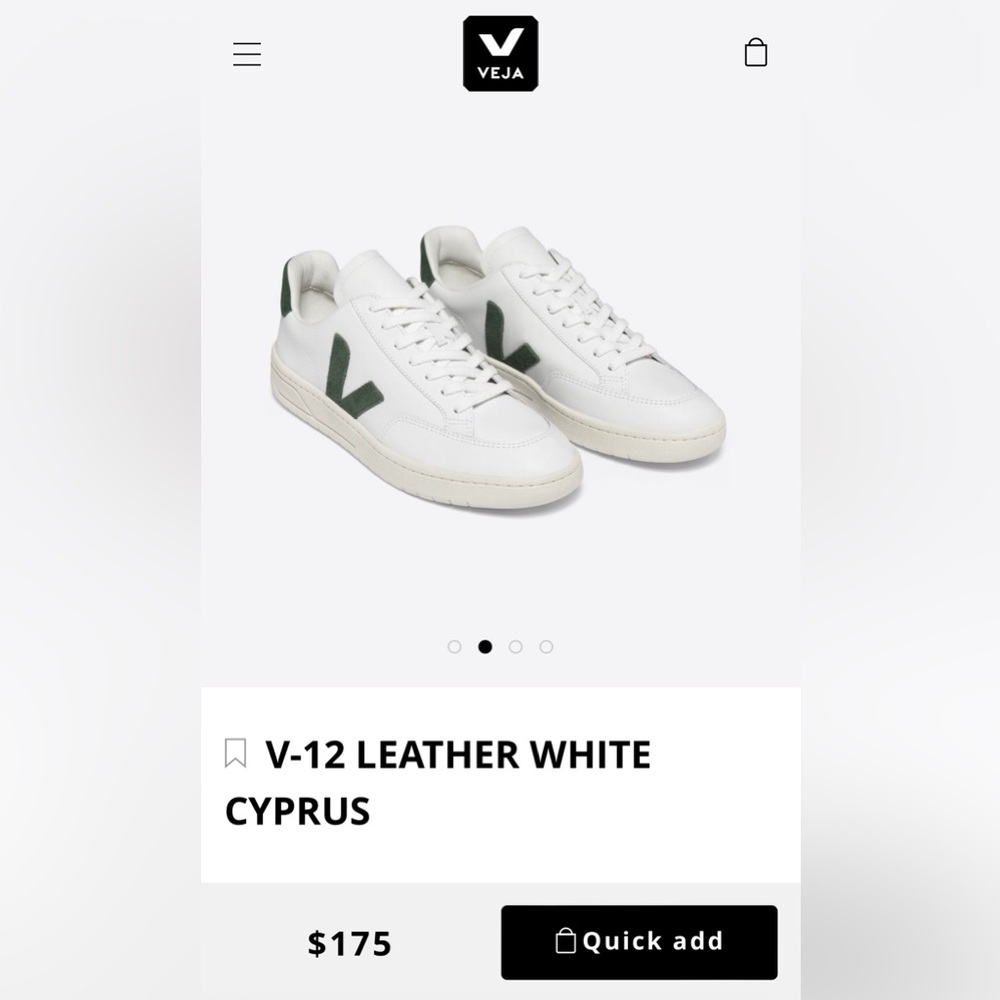 V-12 Leather White Cyprus - W7 EU37